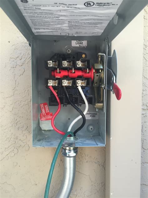 electrical disconnect box wiring diagram